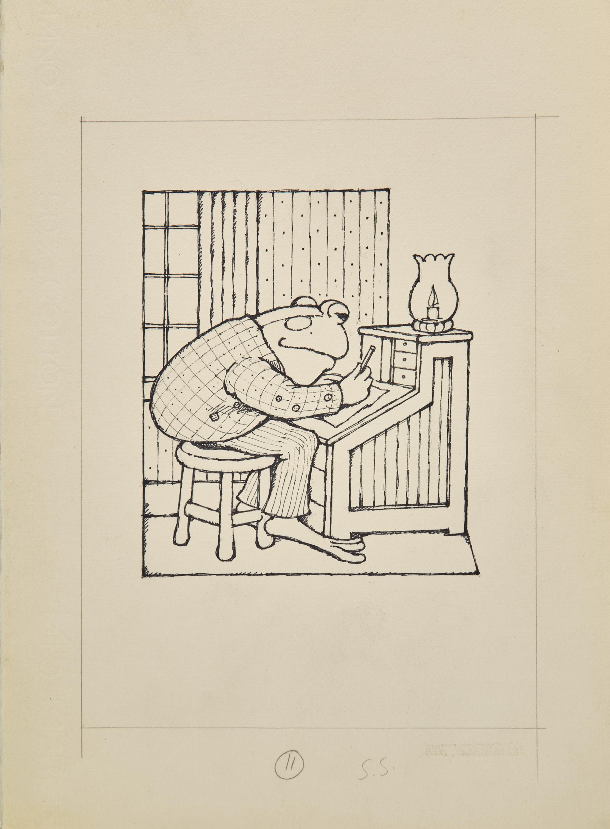 Arnold Lobel, Frog and Toad Original Illustration
