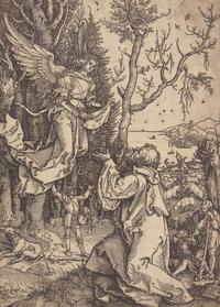 Albrecht Dürer (German, 1471-1528) - Joachim and the Angel (From "The Life of the Virgin")