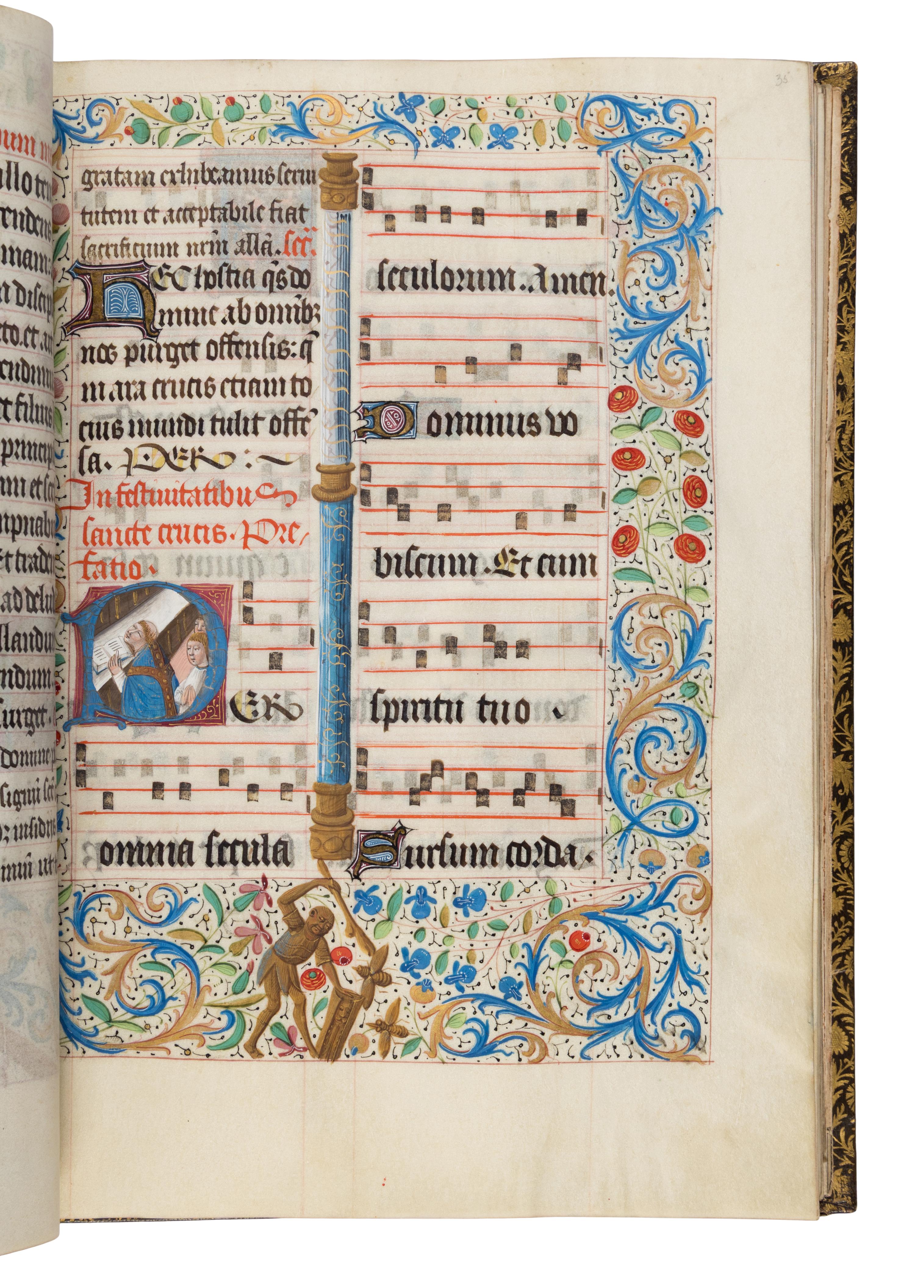 WORKSHOP OF THE MASTER OF THE MISSAL OF TRAVAILLOT (active c. 1480–1500) Missal, in Latin, illuminated manuscript on parchment [France, Chaumont and Langres, c. 1482–1497]