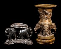 A Chinese Copper Gu Vase