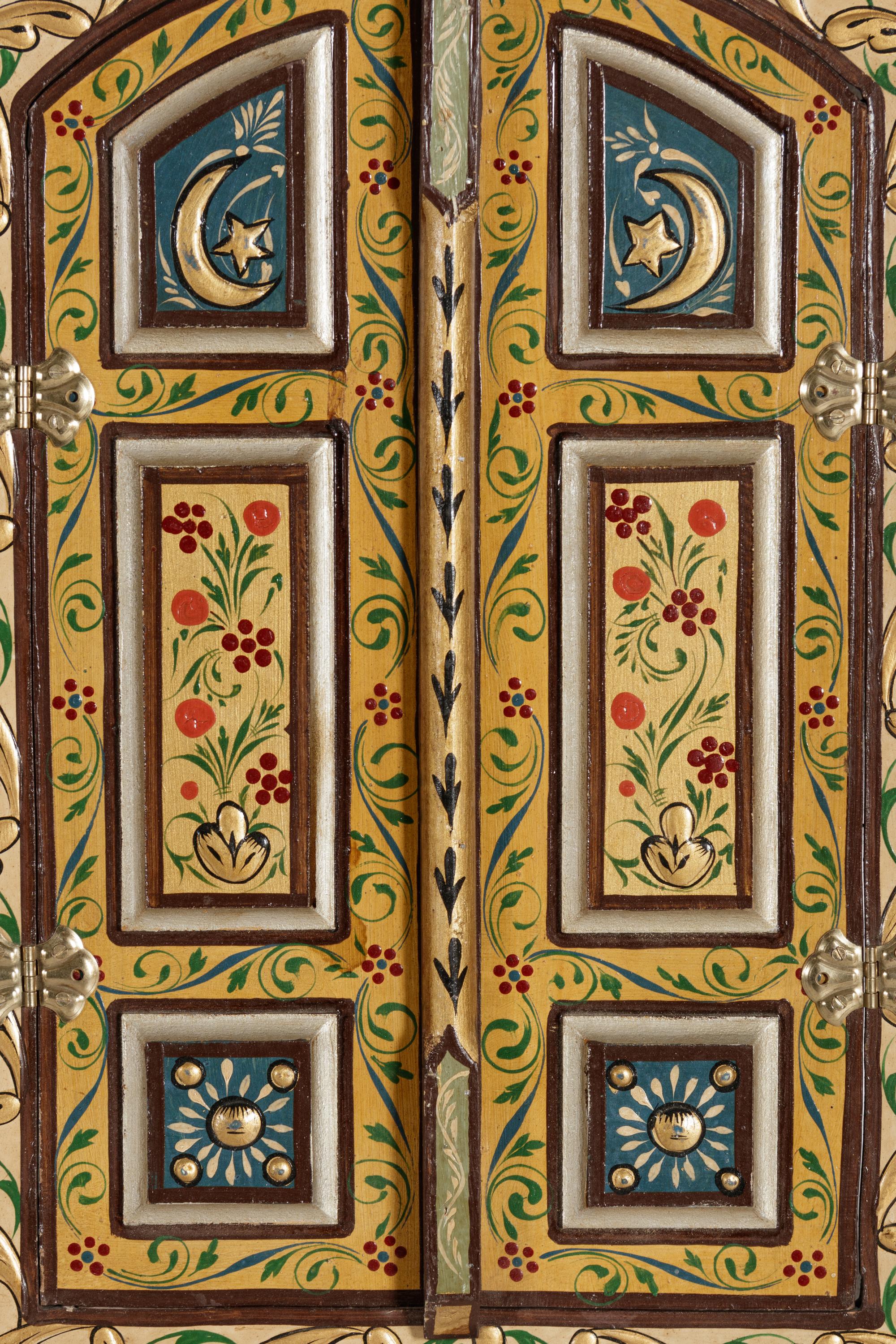 Four Carved and Polychrome-Decorated Doorways