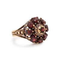 Yellow Gold and Multigem Ring and Brooch