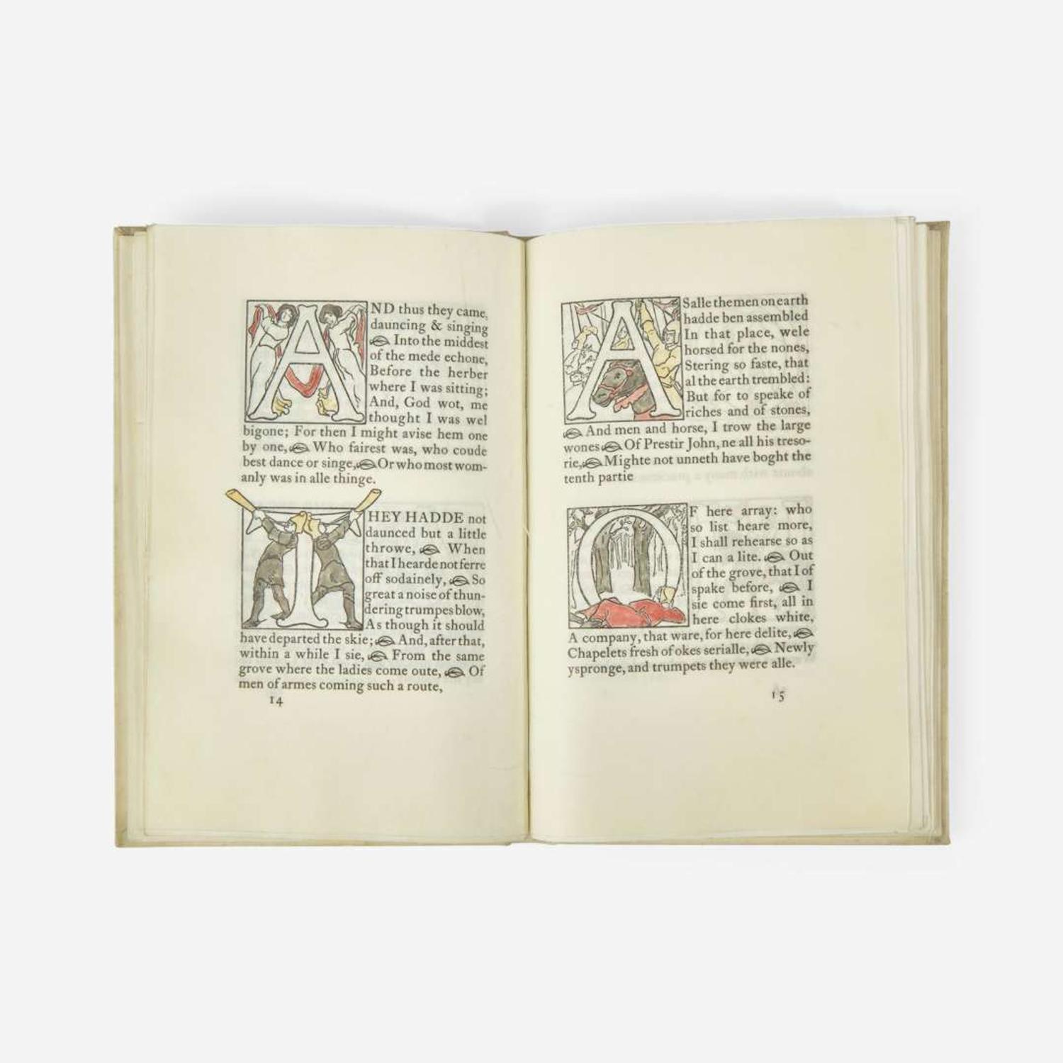 [Private Press] [Essex House Press] Chaucer, Geoffrey Flower and the Leaf