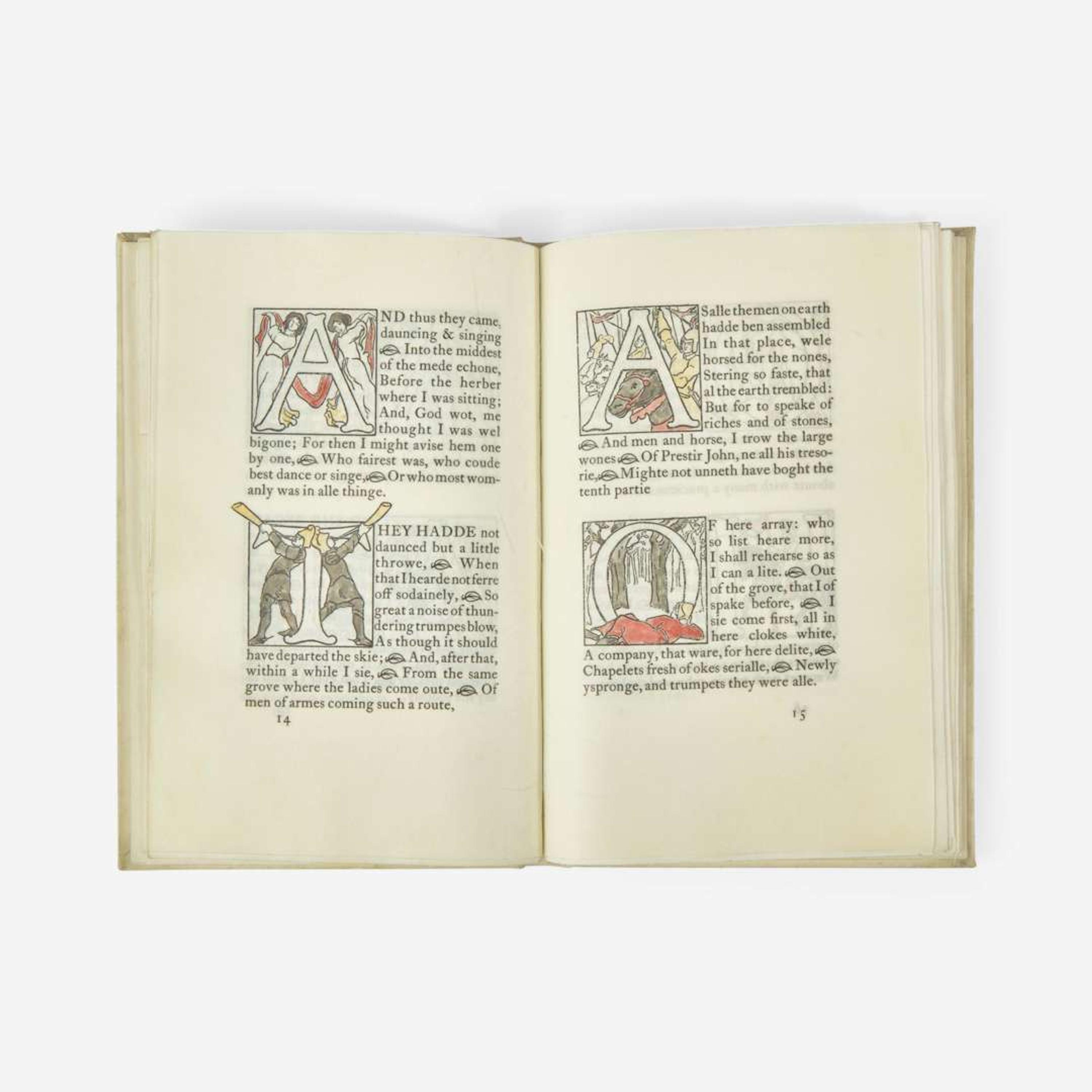 [Private Press] [Essex House Press] Chaucer, Geoffrey Flower and the Leaf
