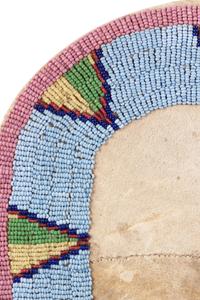 Ute Beaded Hide Doll Cradle