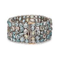 MULTICOLOR BERYL AND DIAMOND BRACELET