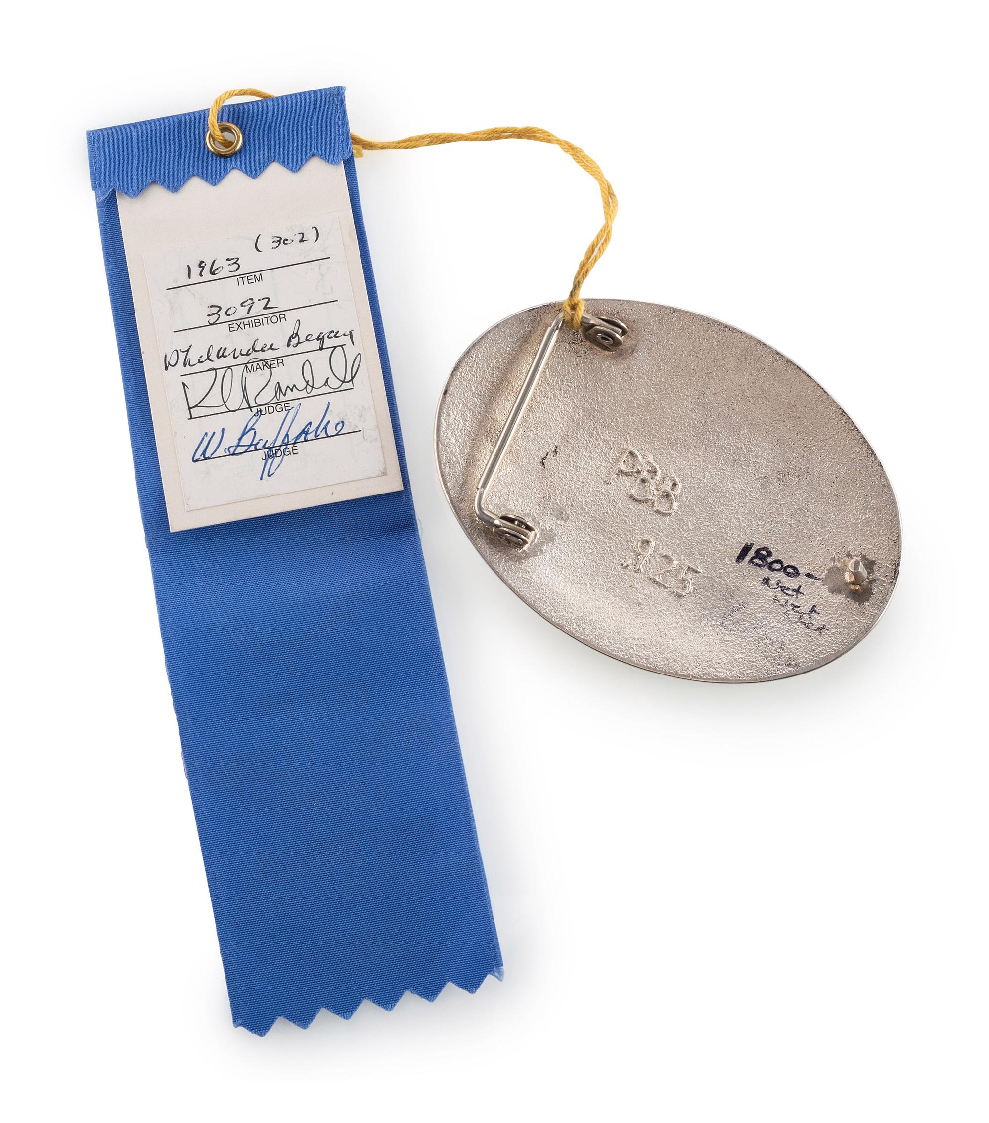 Award Winning Tufa Cast Sterling Silver Katsina and Pueblo Scene Belt Buckle, AND Tufa Mold