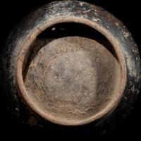 A Tairona Blackware Effigy Vessel