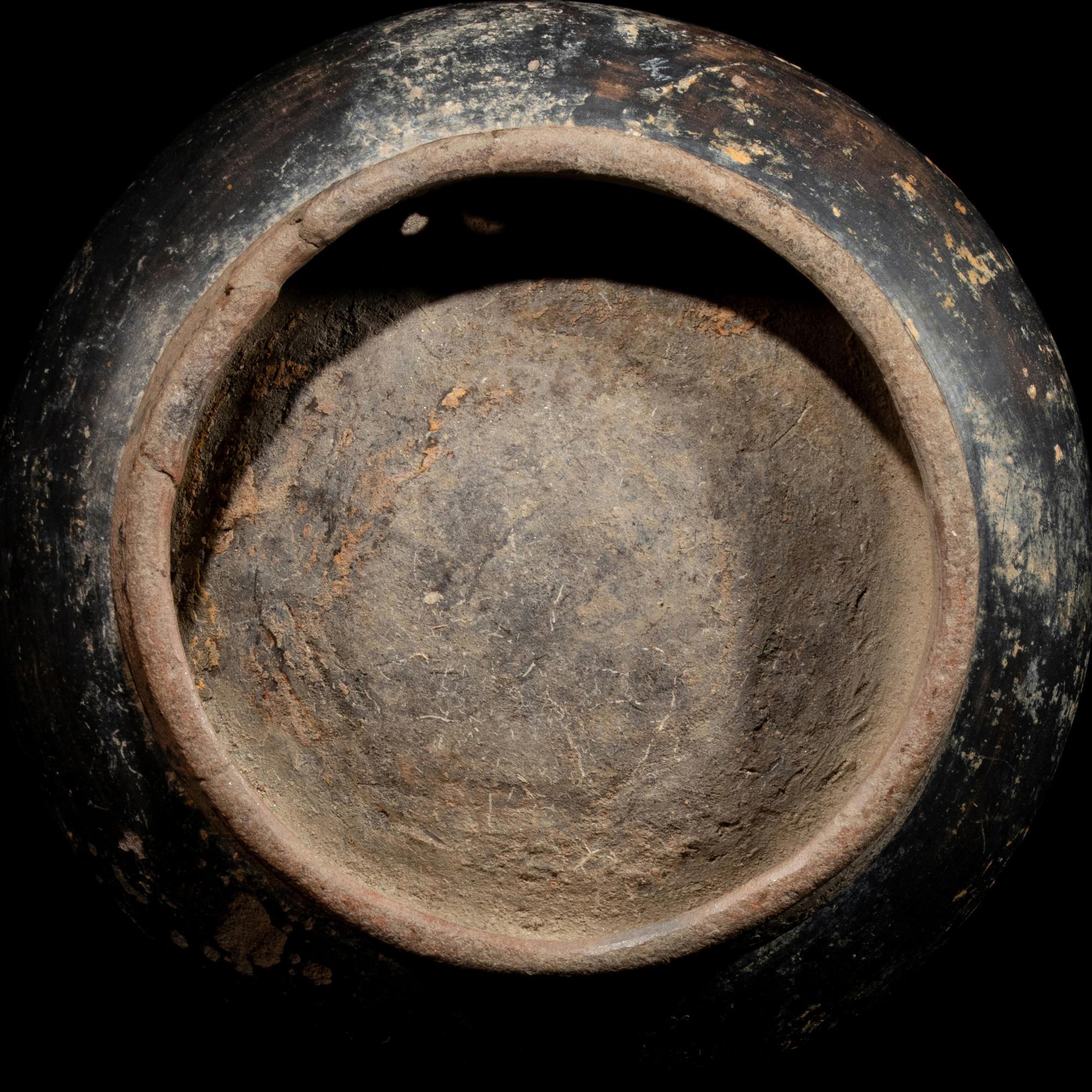 A Tairona Blackware Effigy Vessel