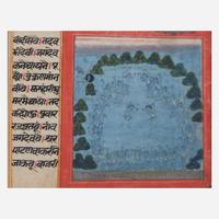 A group of four small Indian folios 印度册页一组四张 18th century or earlier ???????