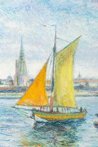 Les bateaux pêcheurs de la compagnie Jean Guillemette à La Rochelle