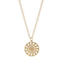 Phillips House, Yellow Gold and Diamond Pendant Necklace