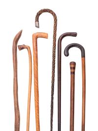 Seven Folk Art Carved Canes