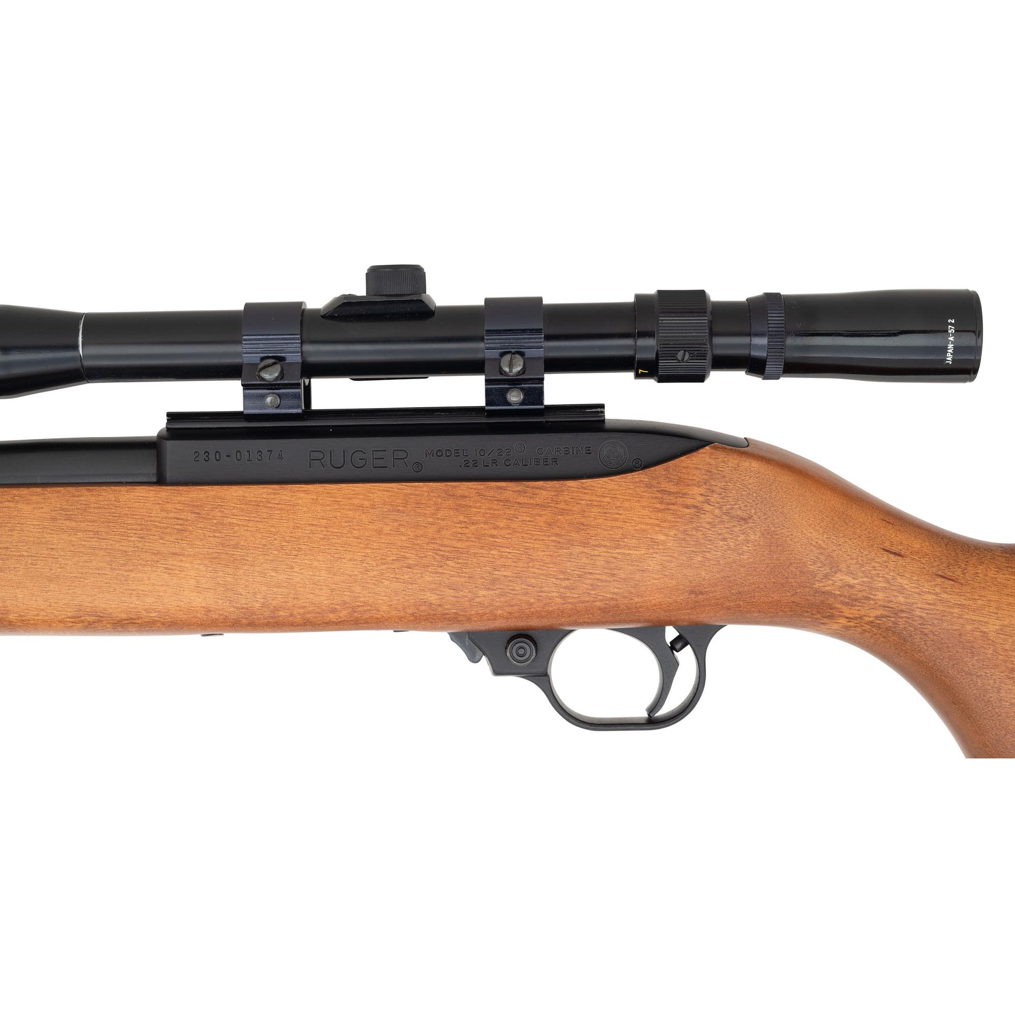 * Ruger 10/22 with Two Magazines and Tasco Optic