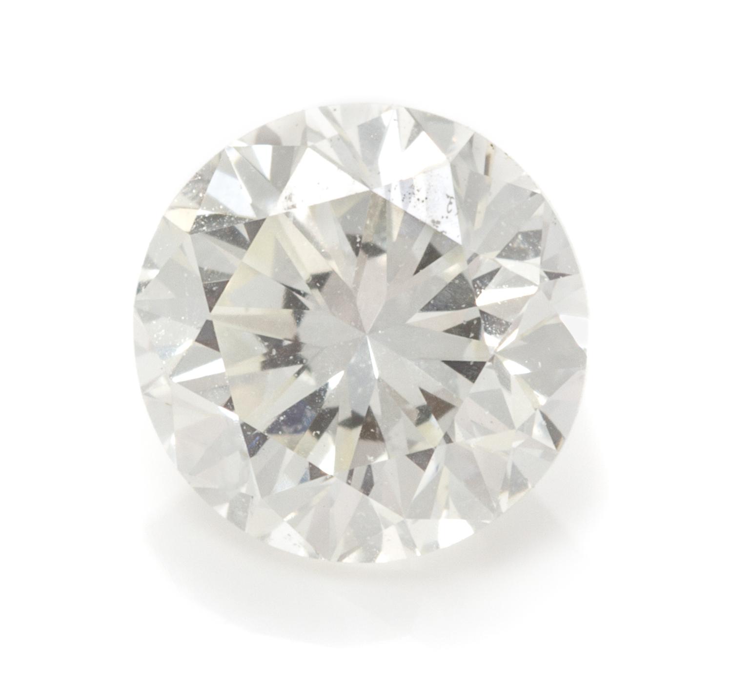 A 0.55 Carat Round Brilliant Cut Diamond,