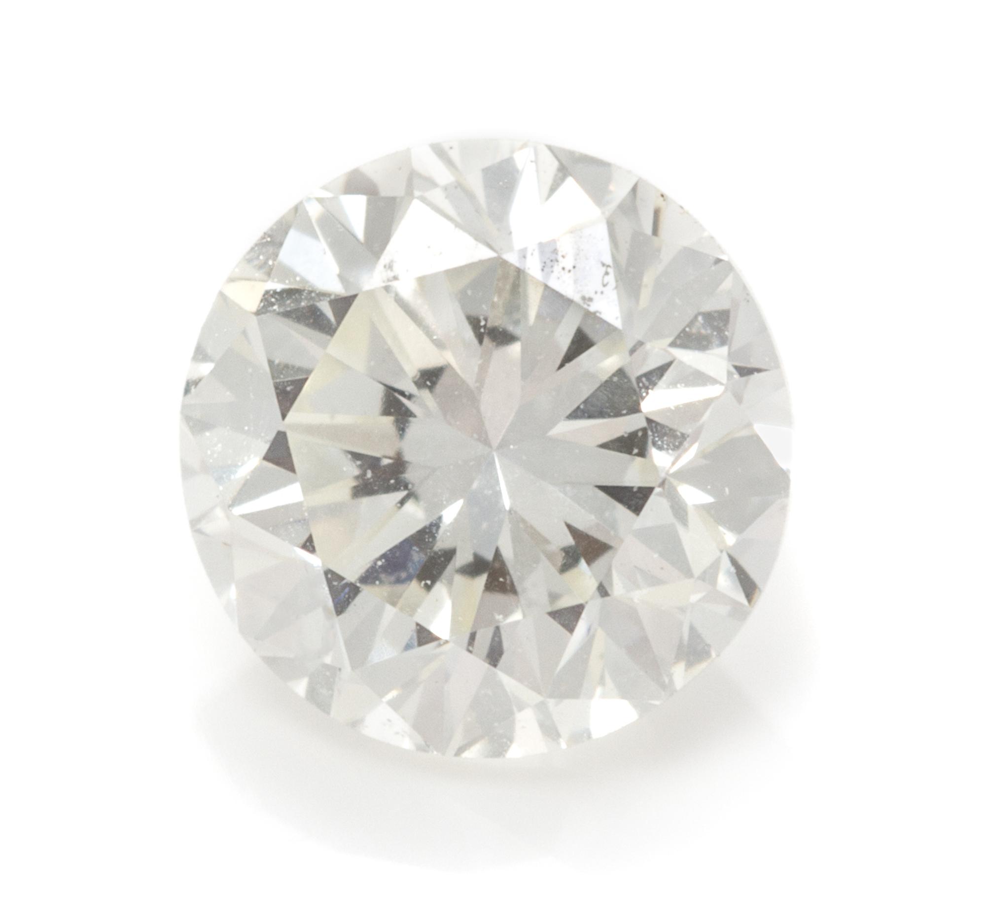 A 0.55 Carat Round Brilliant Cut Diamond,
