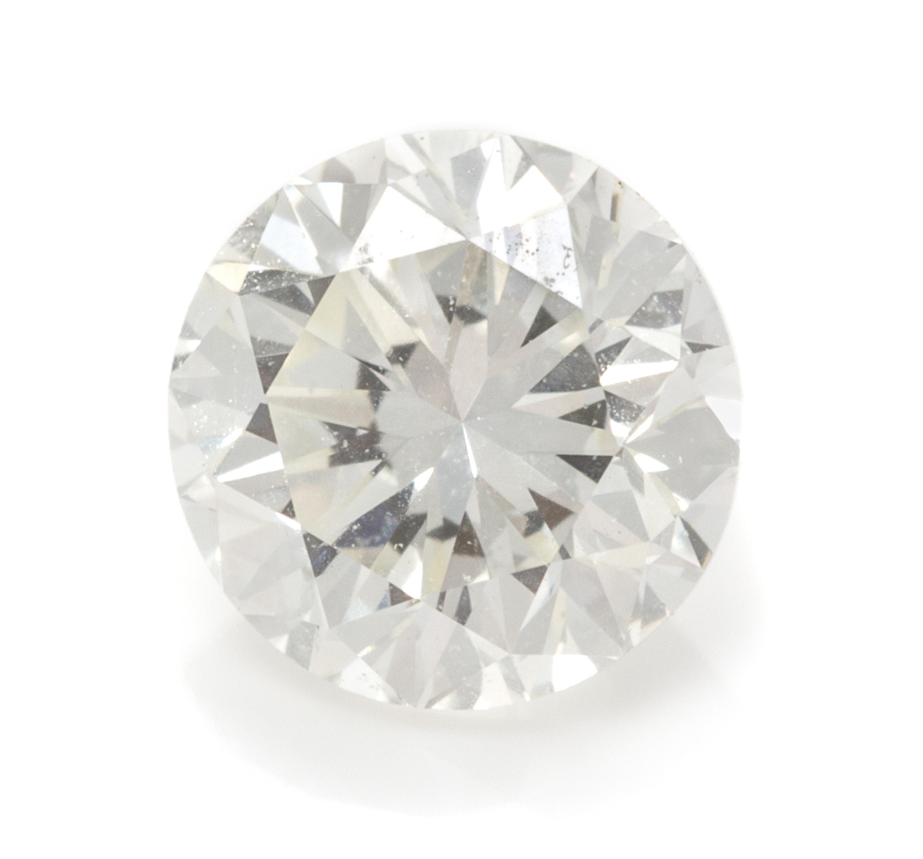 A 0.55 Carat Round Brilliant Cut Diamond,