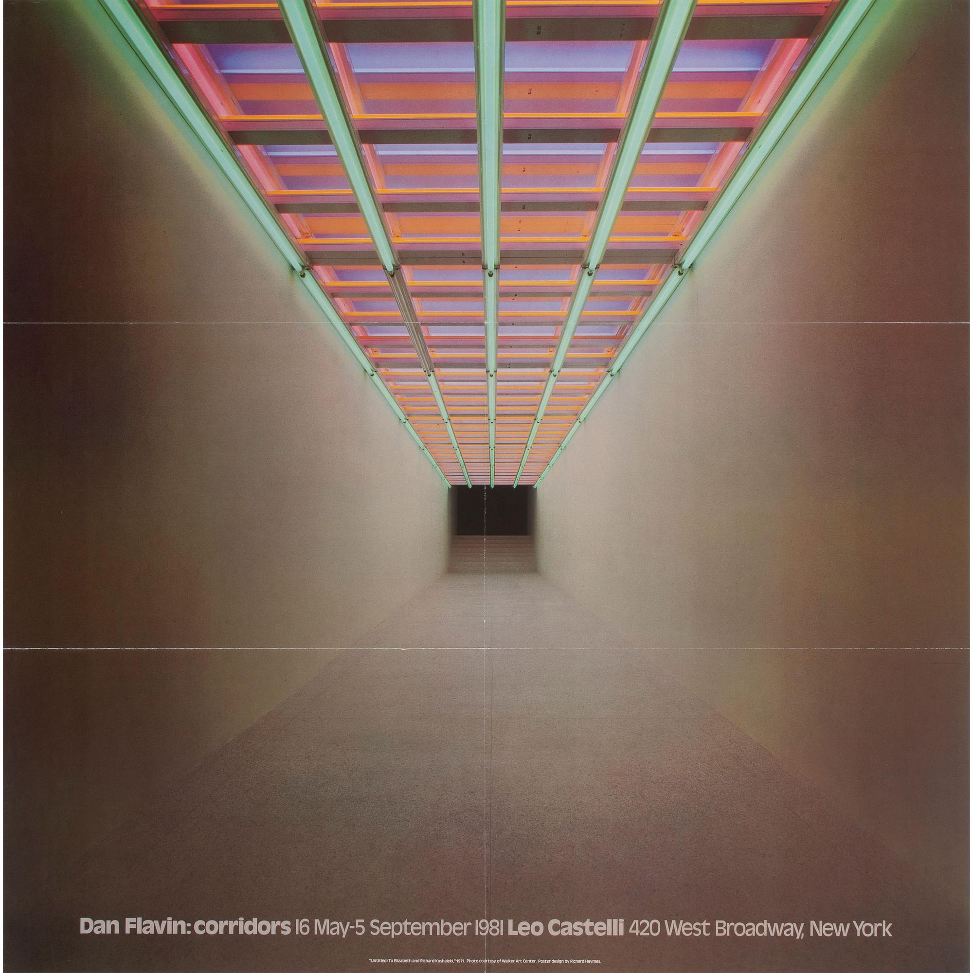 Four Exhibition Posters for American Artists at Leo Castelli