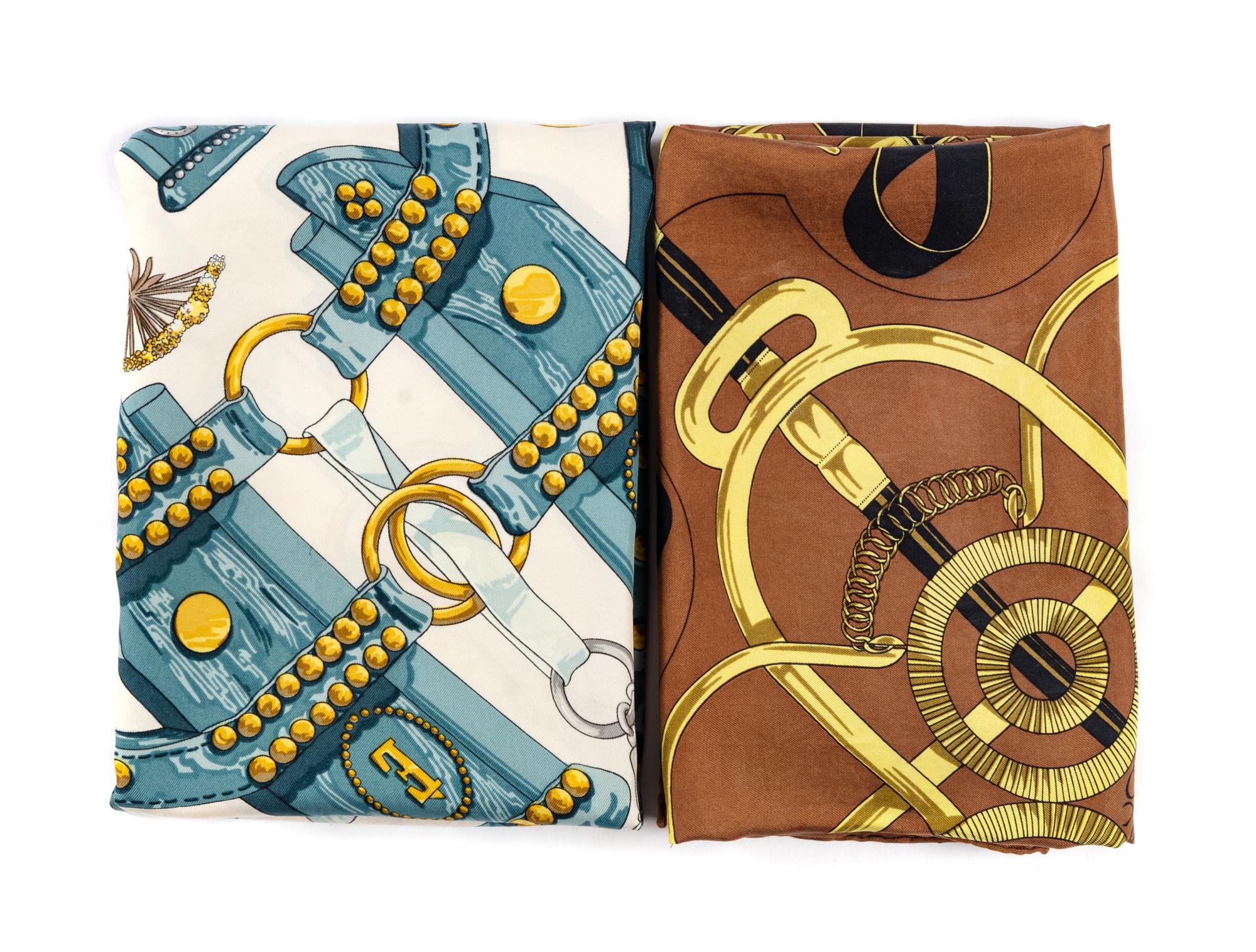 Two Hermès Scarves
