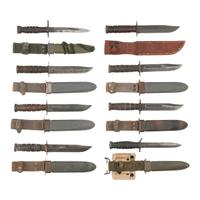 Lot of 8 WWII-era U.S. MK.II Fighting Knives