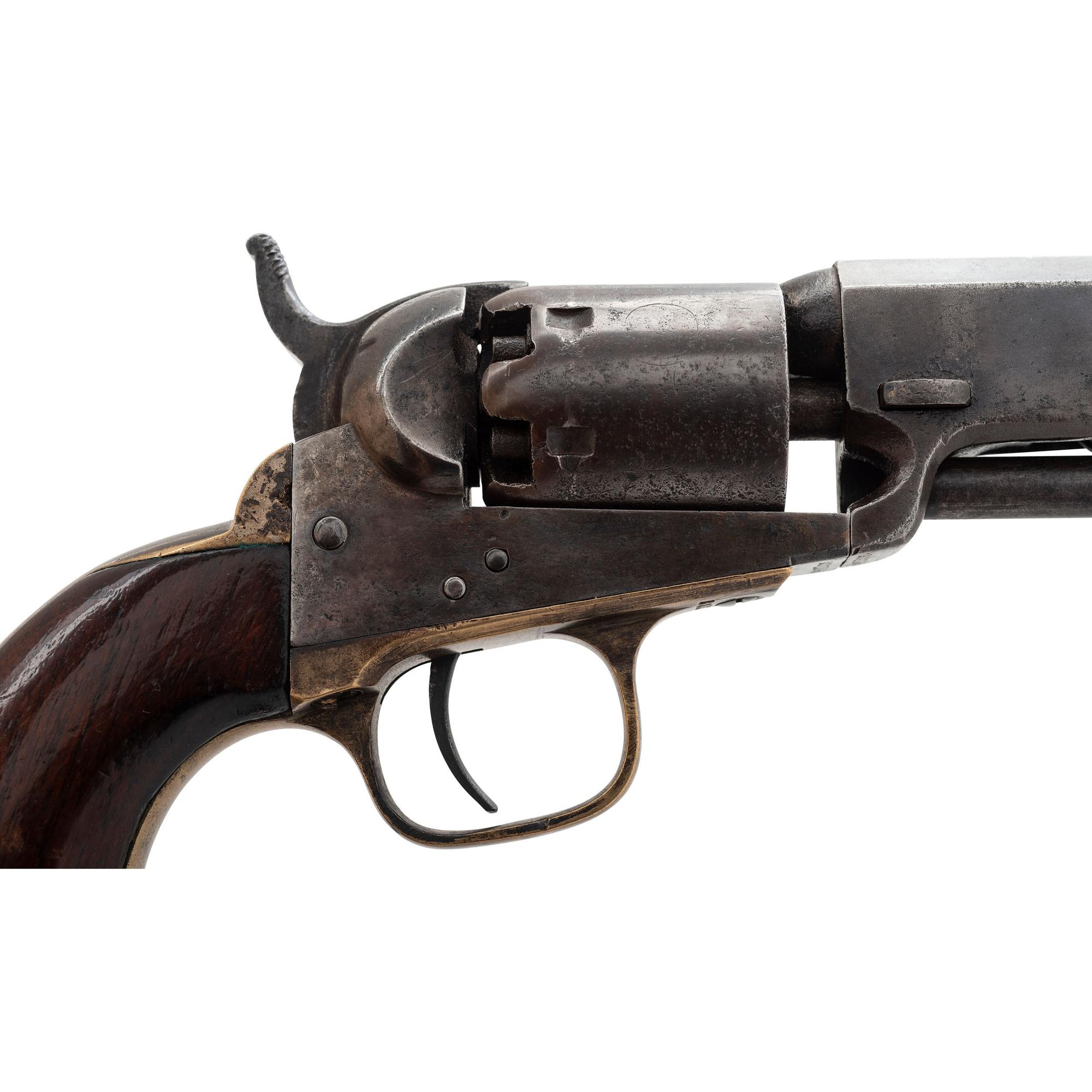 Colt Model 1849 Pocket Revolver Inscribed to Andrew Morse Jr. of the 3rd Mass and 1st LA Cavalry - Twice Wounded