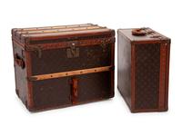 Two Louis Vuitton Early 20th Century Travel Trunks