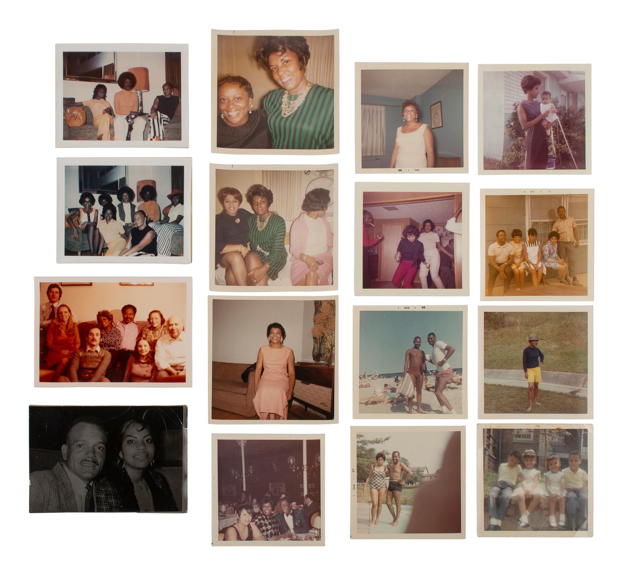 [PHOTOGRAPHY]. Collection of vernacular photographs documenting an African American family. Ca 1960s-1970s.