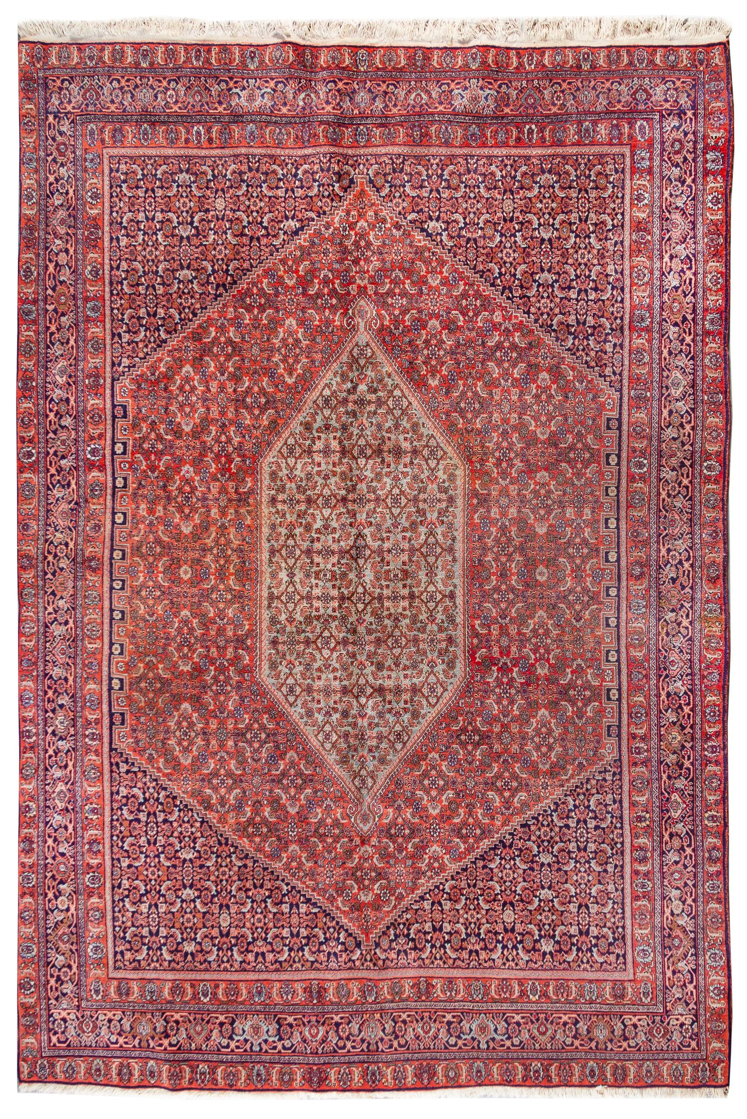 A Bidjar Wool Rug 10 feet 9 1/2 inches x 7 feet 7 1/4 inches. — 20TH CENTURY