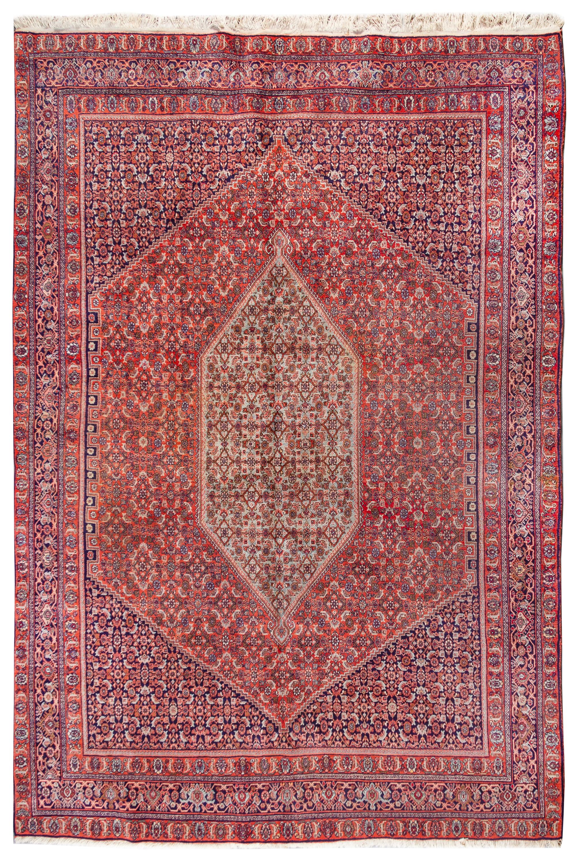 A Bidjar Wool Rug 10 feet 9 1/2 inches x 7 feet 7 1/4 inches. — 20TH CENTURY