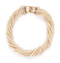 TIFFANY & CO., CULTURED PEARL TORSADE CHOKER NECKLACE