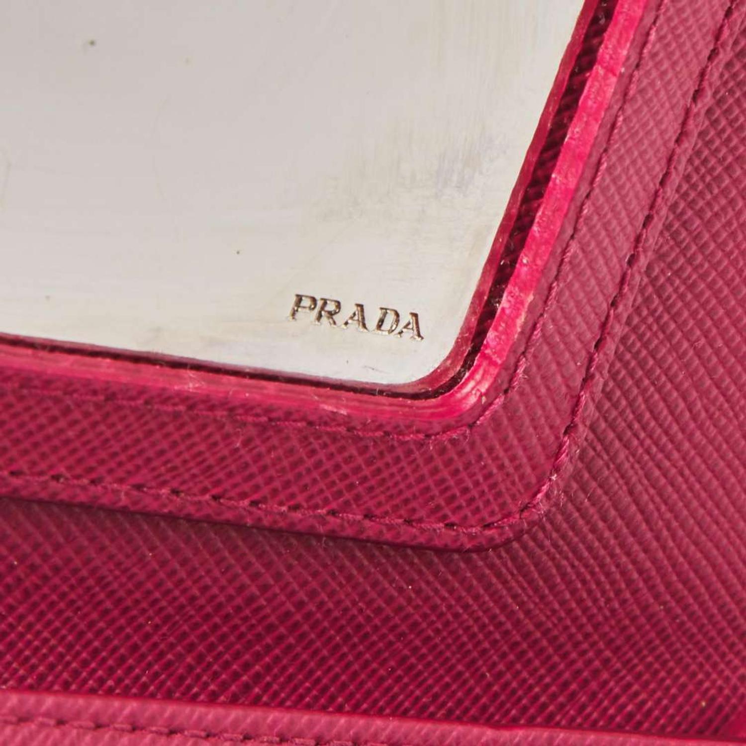 A Pink Prada Wallet Crossbody Purse Prada