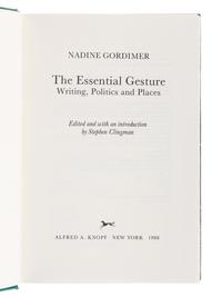 GORDIMER, Nadine (1923-2014). A Sport of Nature . New York: Alfred A. Knopf, 1987.