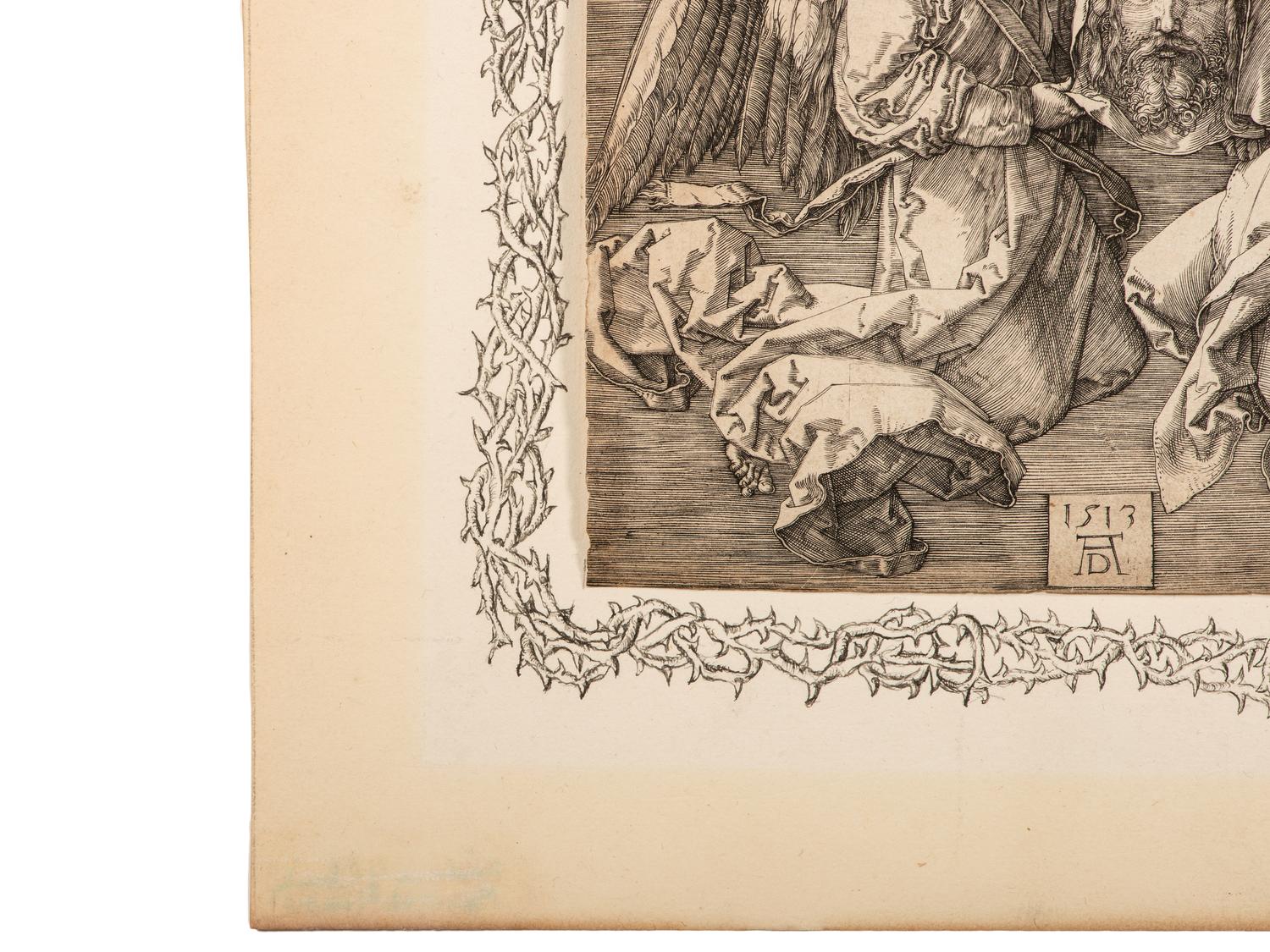 Sudarium Held by Two Angels