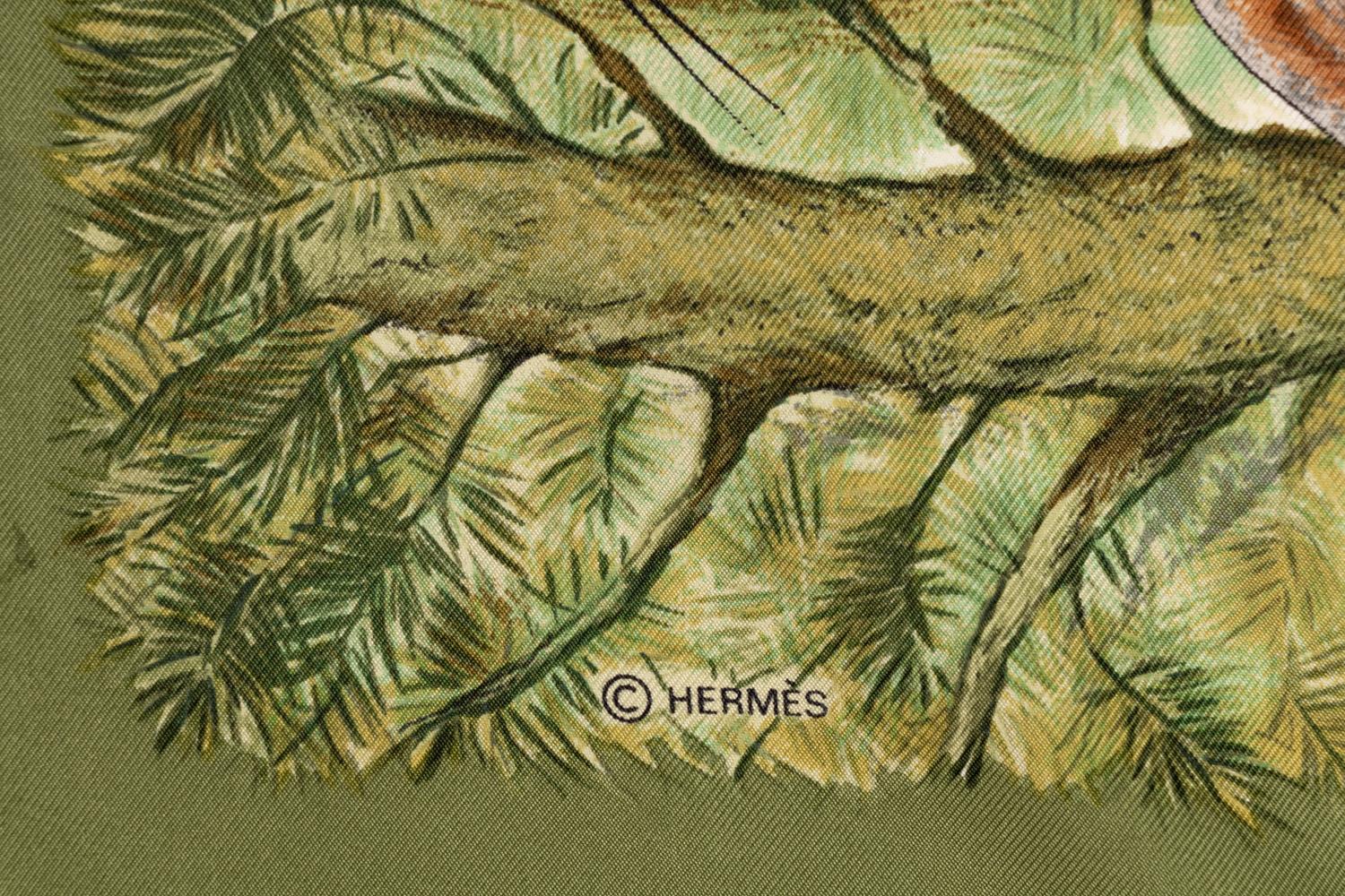 Four Hermès Scarves