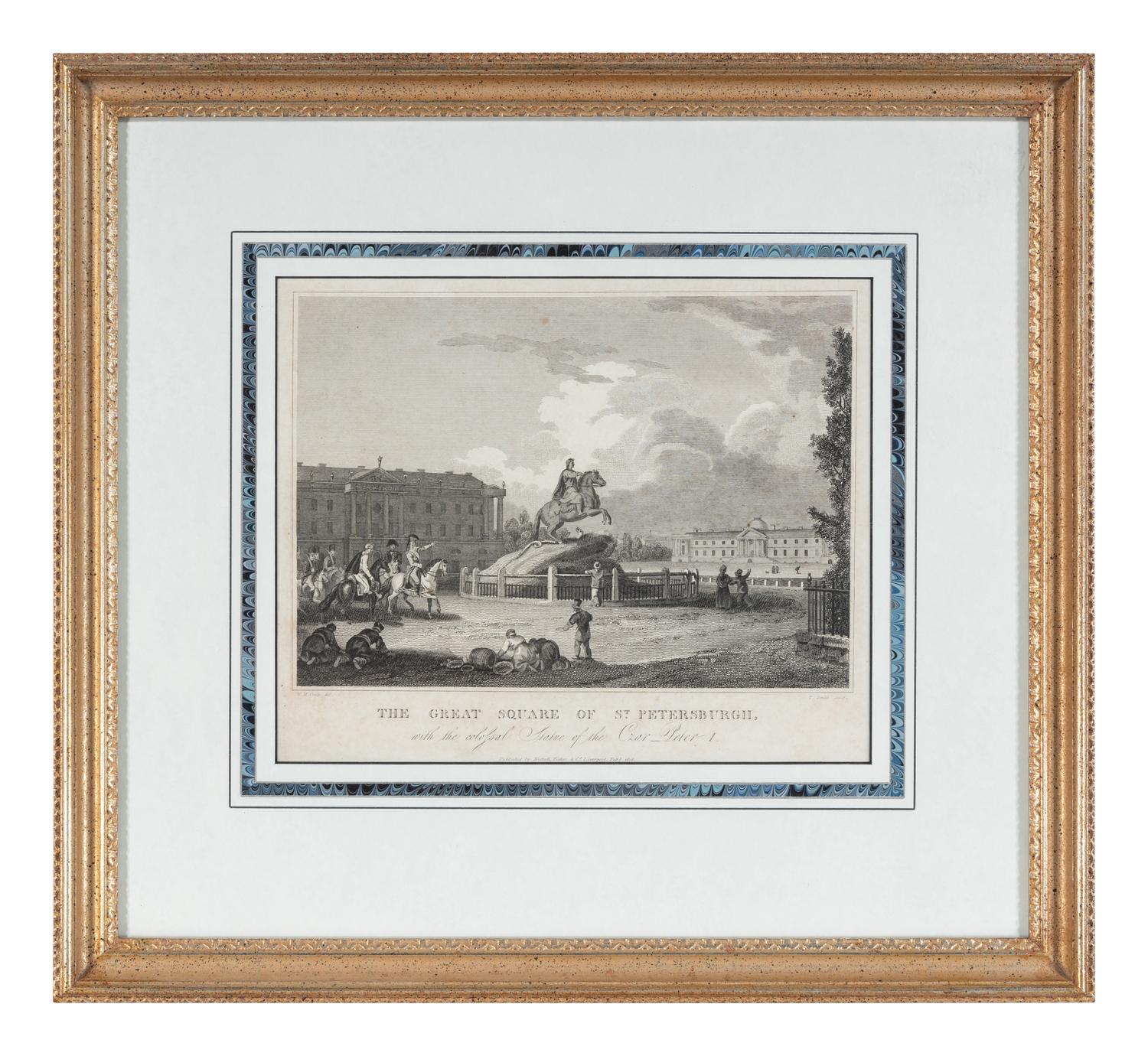 The Great Square of St. Petersburgh: with the Colossal Statue of the Czar Peter I