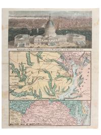 [CIVIL WAR] -- [MAPS]. Letter from Robert Wilson, 72 New York Volunteers, on letterhead featuring a "Topographical Map of Virginia between Washington and Manassas Junction."