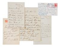 [BRITISH POLITICAL FIGURES]. A group of 5 manuscripts by British political figures.