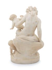 An Italian Alabaster Figural Group