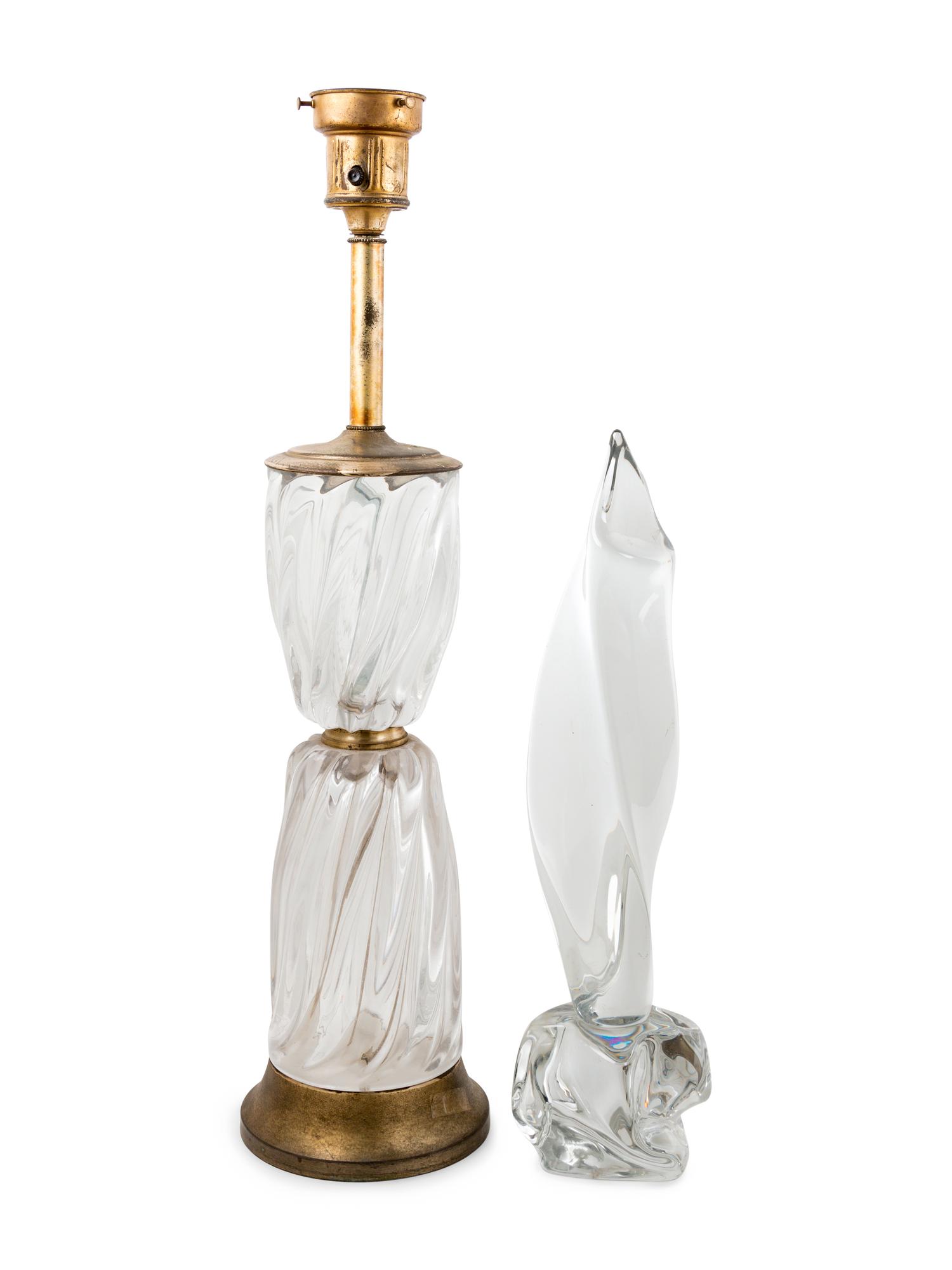 A Modernist Glass Sculpture