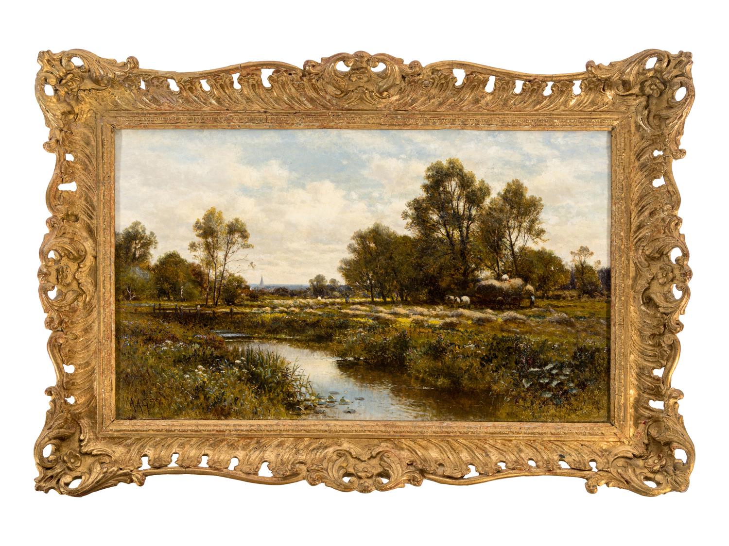 Landscape with Haymakers , 1899