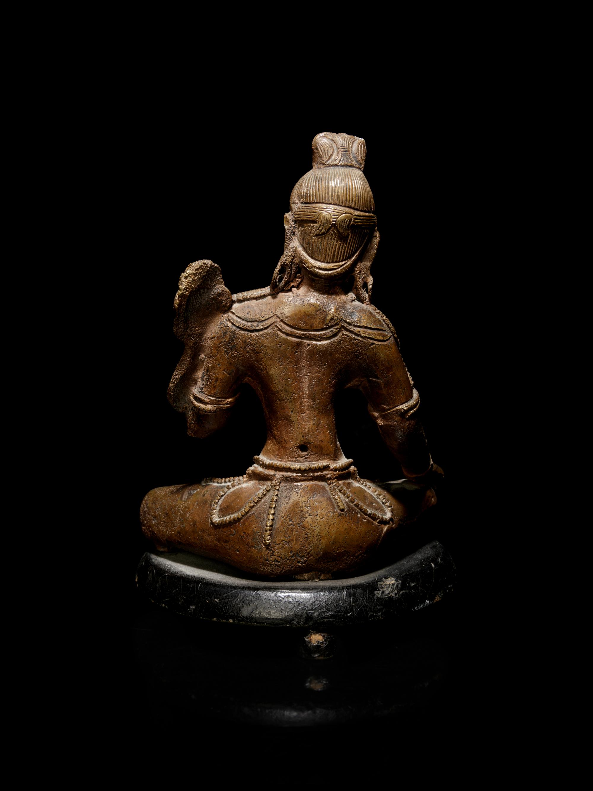 A Tibetan Bronze Figure of Lokeshvara