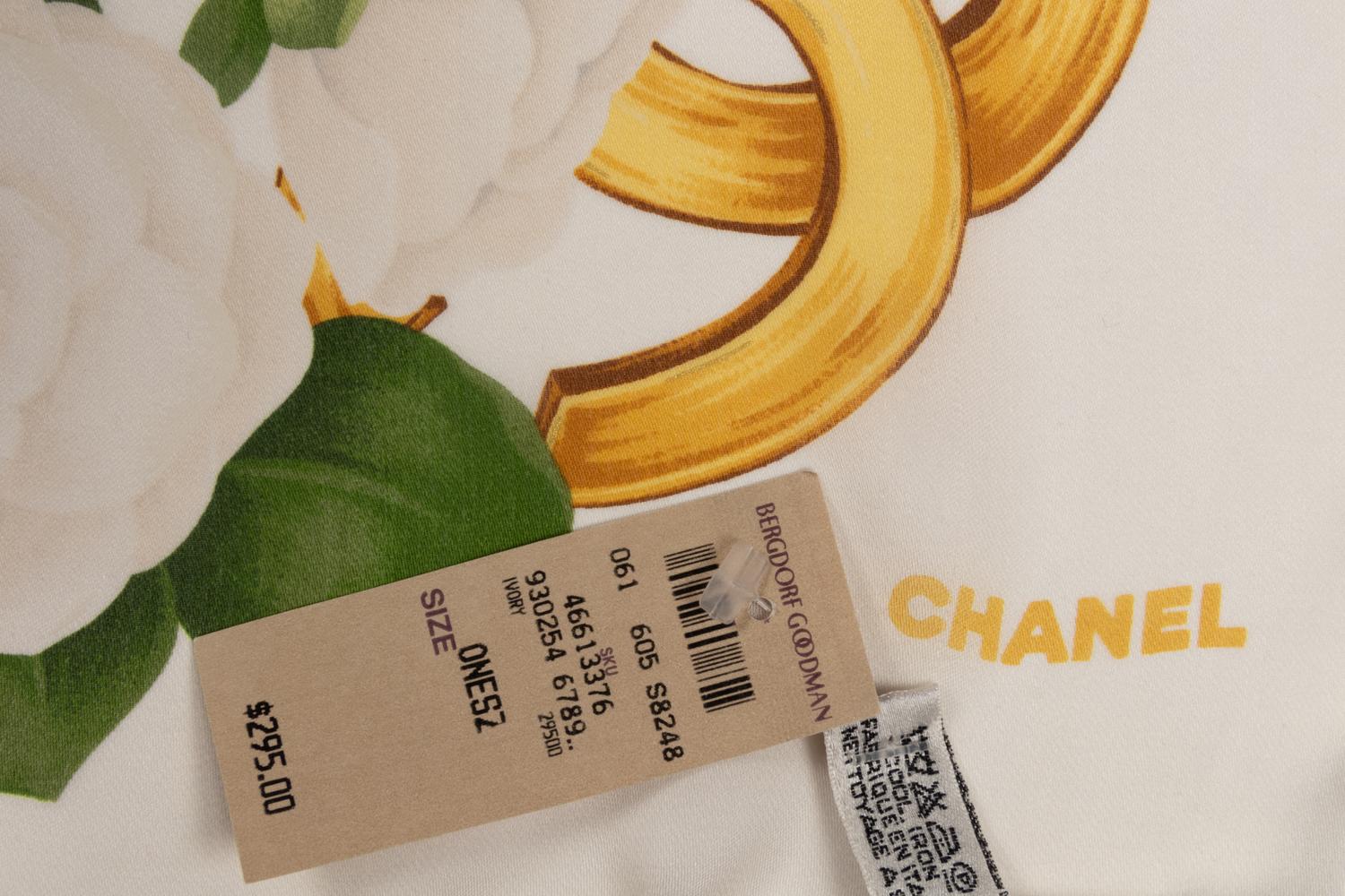 Four Chanel Silk Scarves
