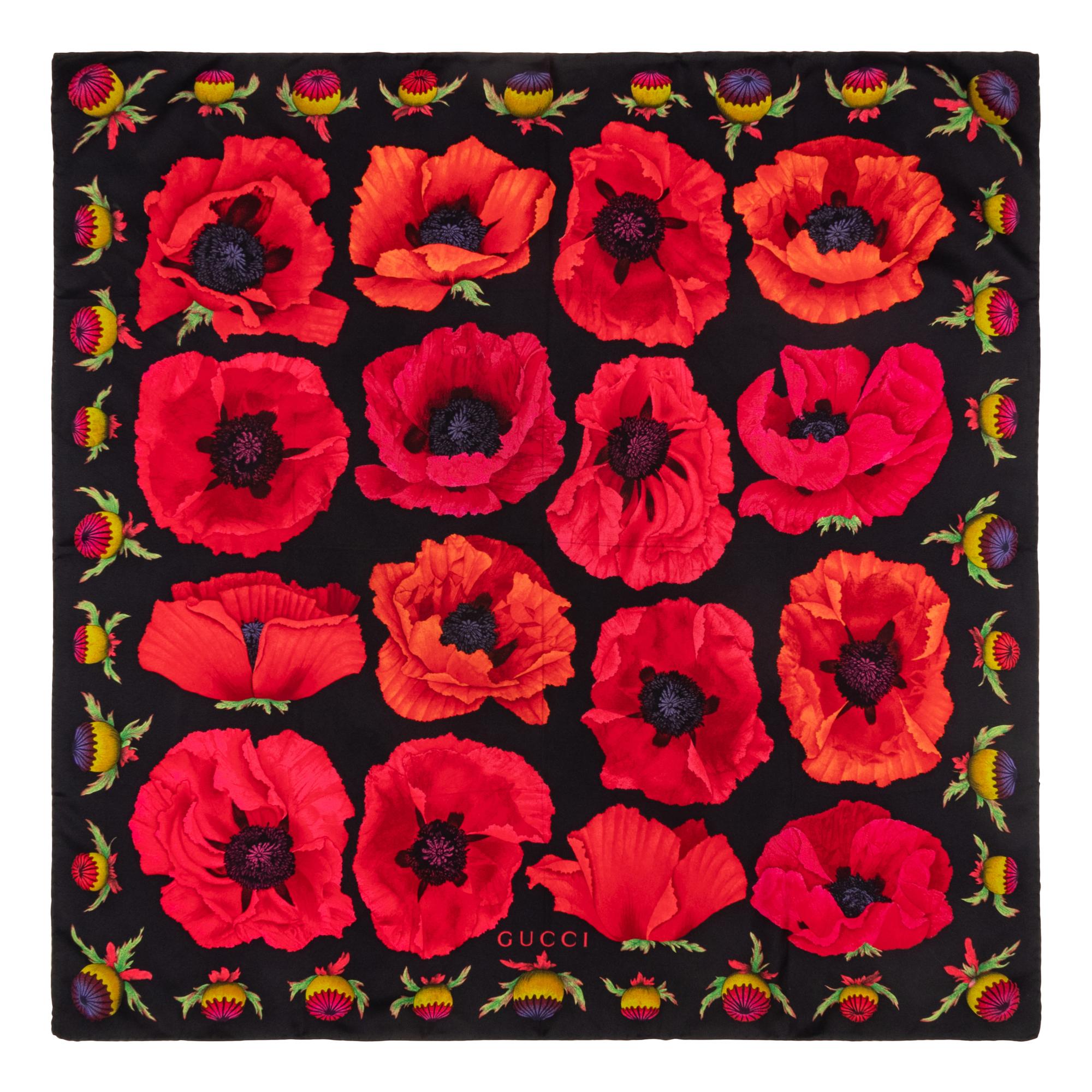 Gucci, Four Silk Scarves