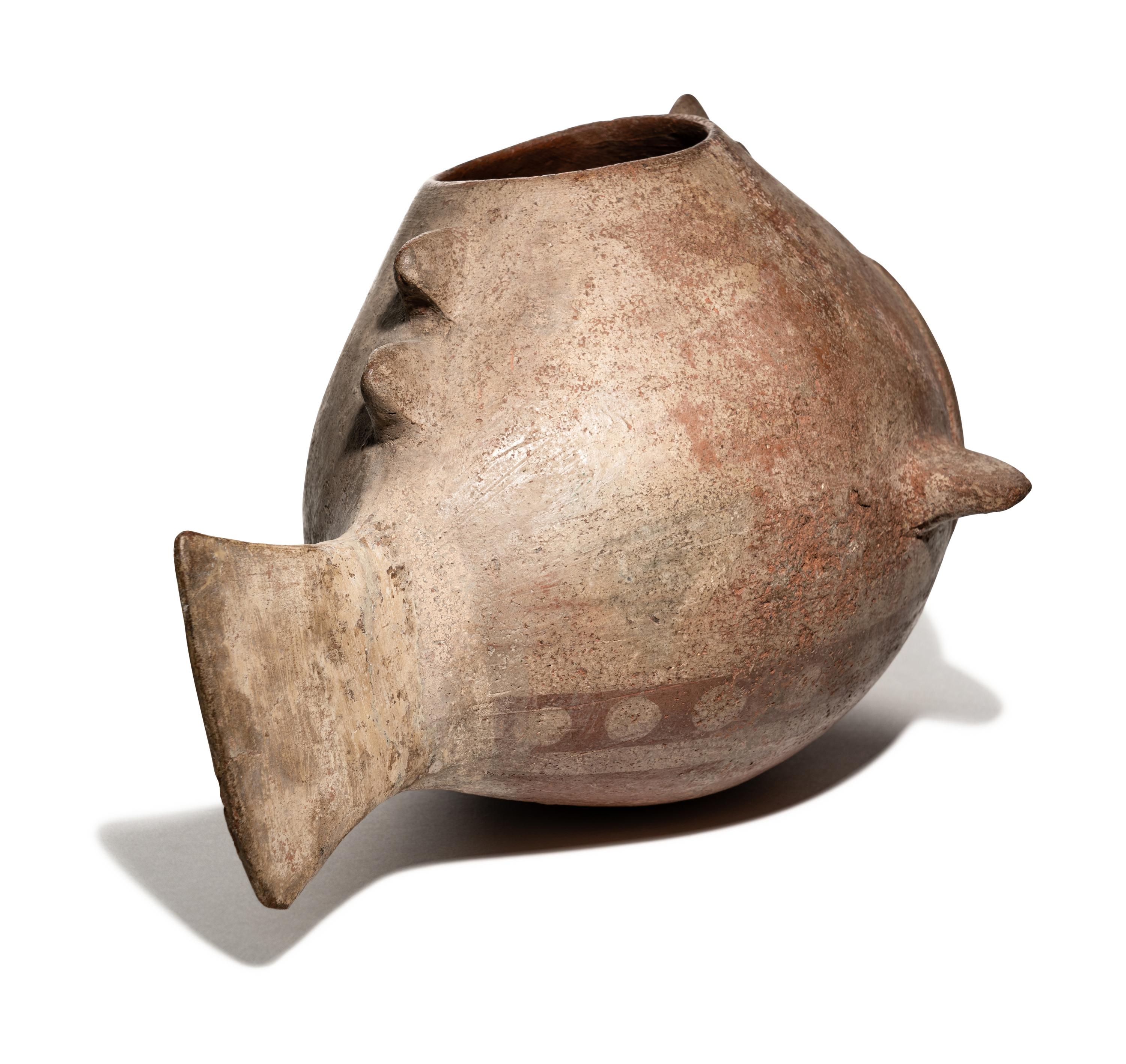 A Colima Shark Effigy Vessel