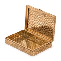 Gold and Sapphire Cigarette Case