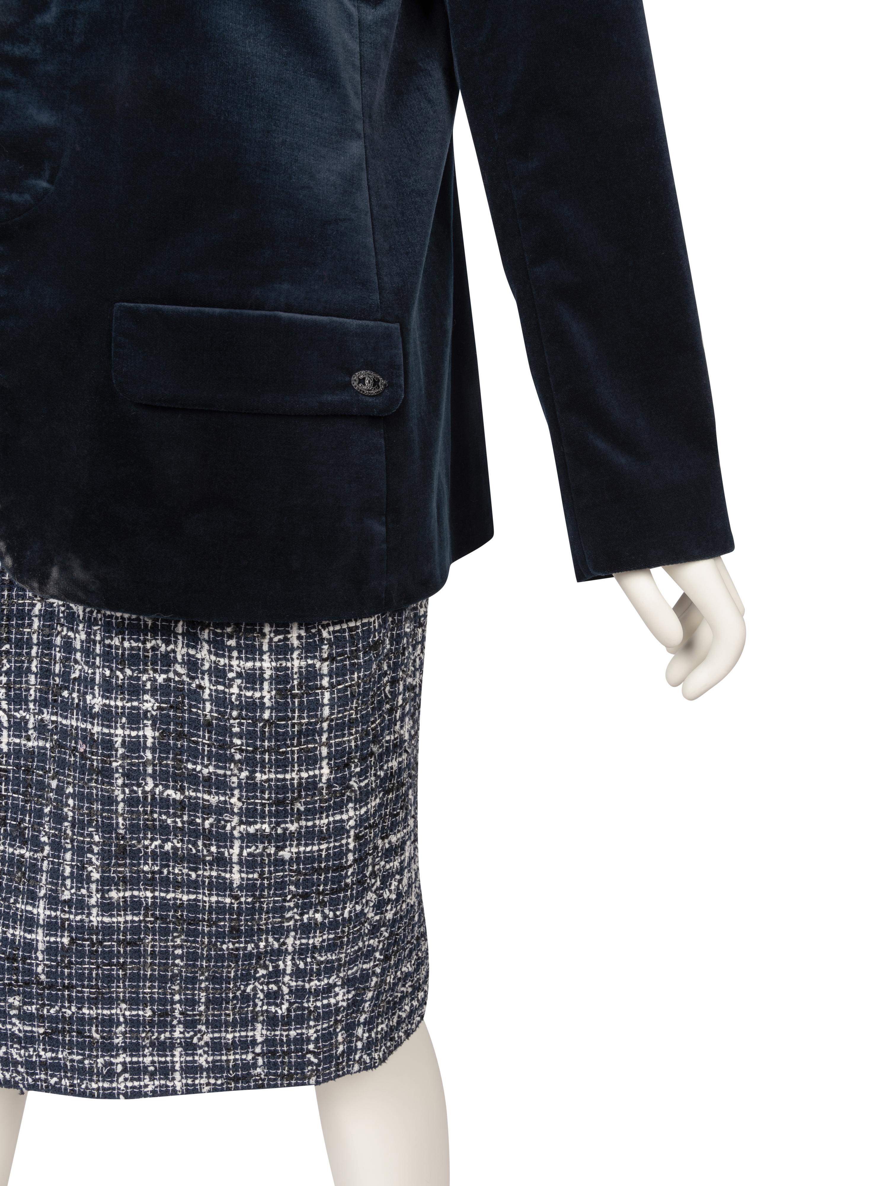 Chanel Velvet Blazer NWT, 2018