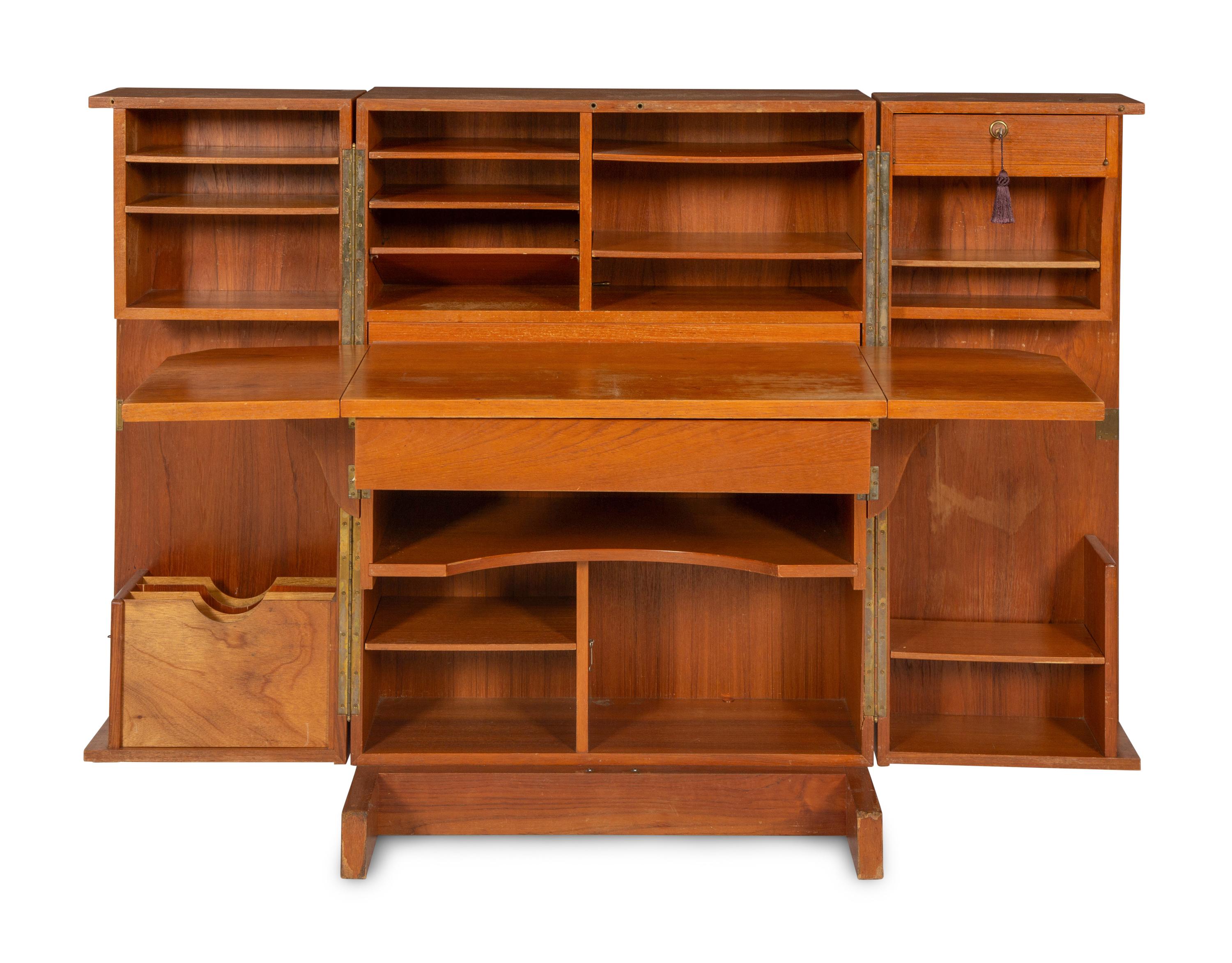 A Danish Teak Magic Box Desk