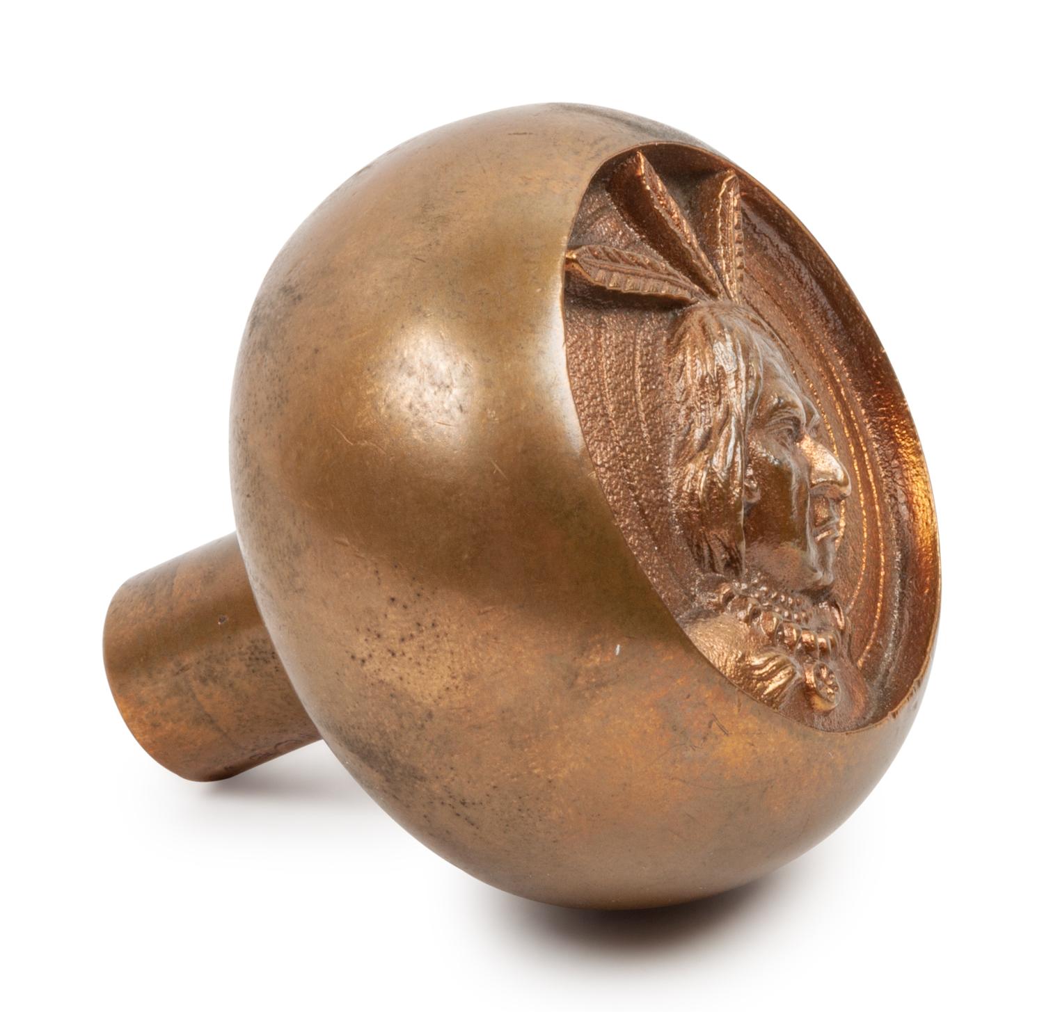American Brass Indian Head Doorknob