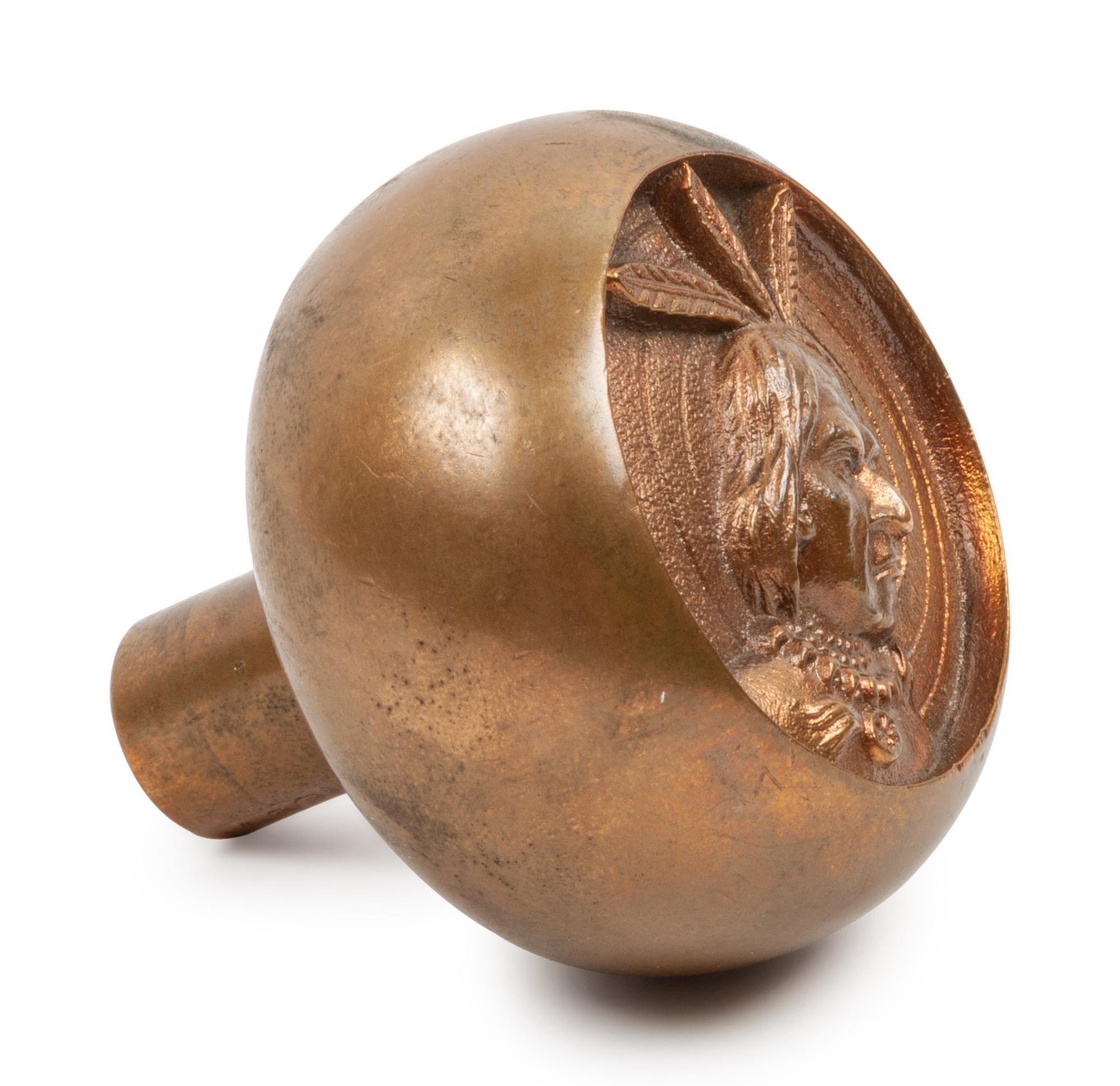 American Brass Indian Head Doorknob