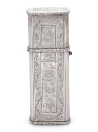 A Belgian Silver Nécessaire